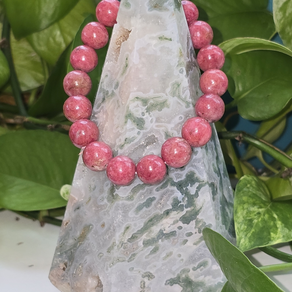 Hot Pink RARE Thulite Bracelet